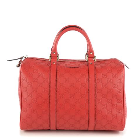 gucci guccissima red bag|gucci guccissima boston bag.